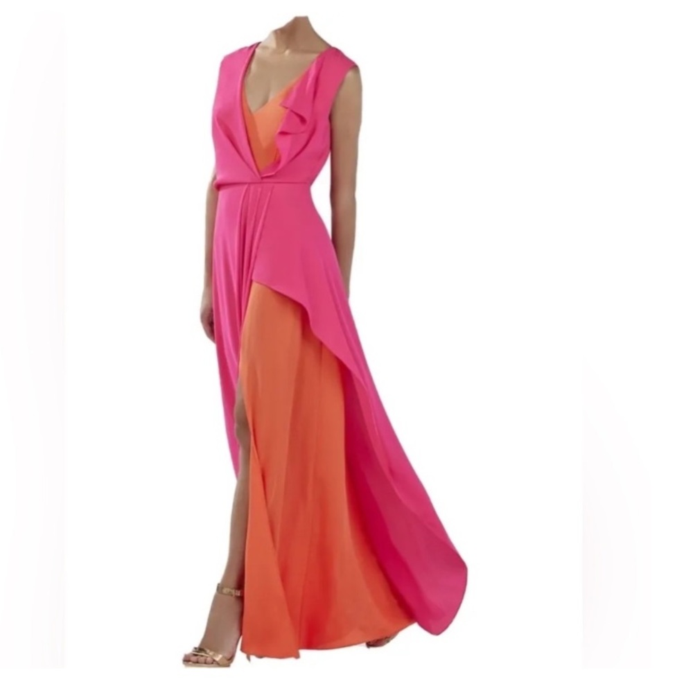Bundle👗BCBGMaxAzria  Elegant Pink and Orange Dress & Dress 🎁